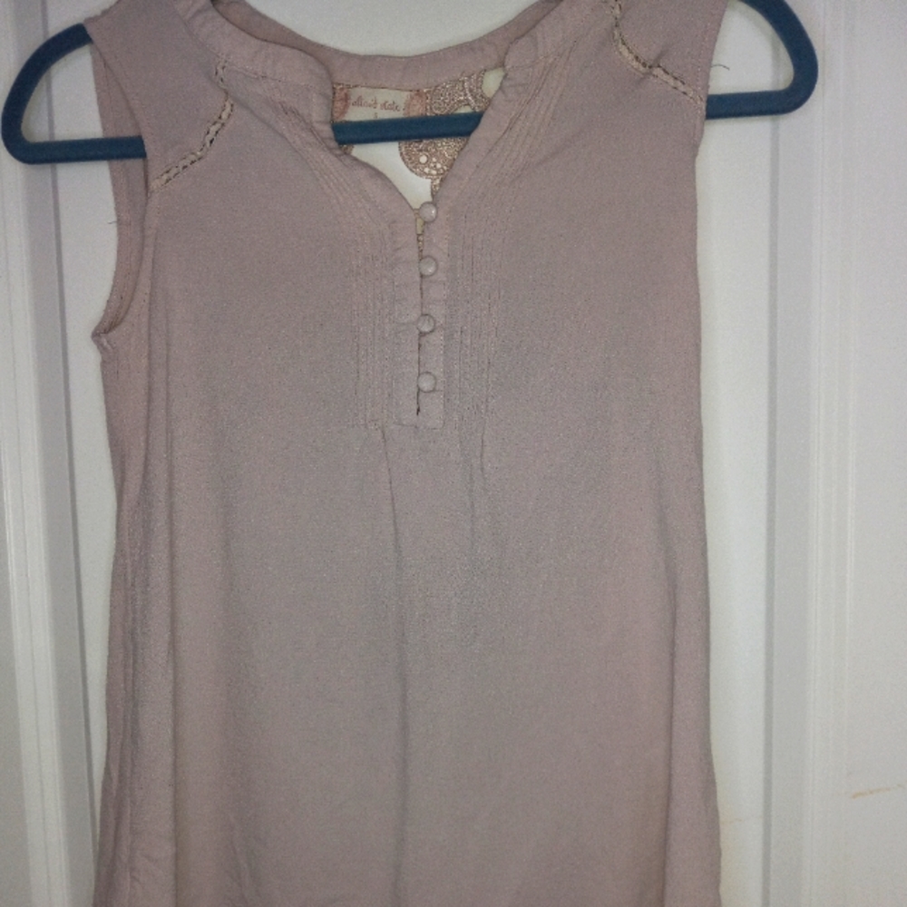 Altar'd State Cream/Pink Top